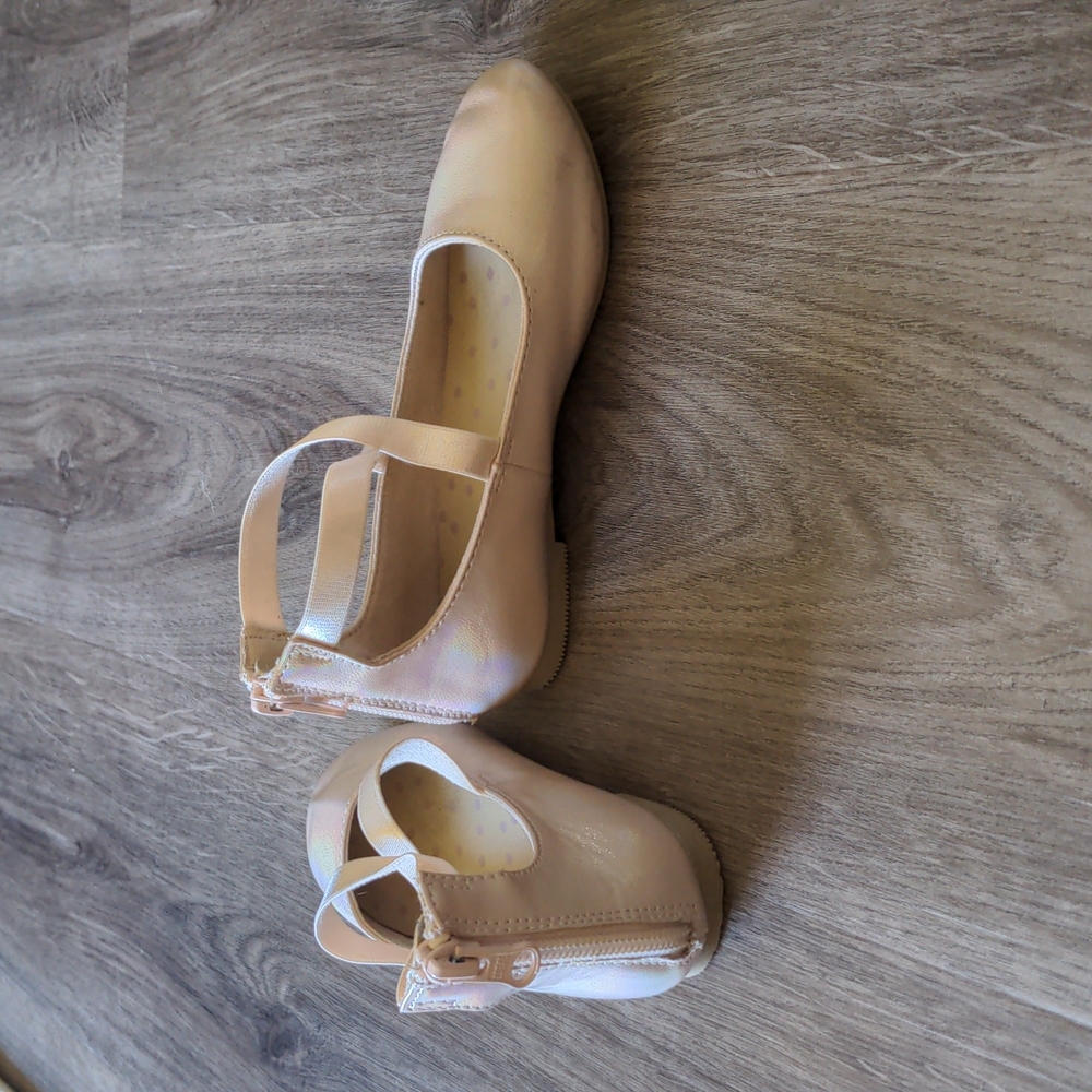 Cat & Jack Pink Strappy Ballet flat Sz 10